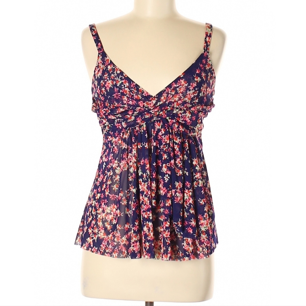 express multi color tank top size medium